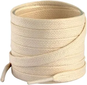 Santimon Flat Waxed Cotton Shoelaces Waterproof for Dress Shoes Boots Casual Shoes Sneaker