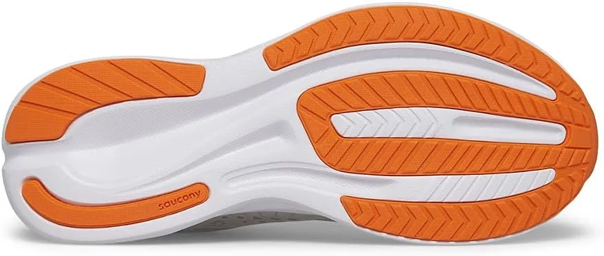 Saucony Ride Kidz Sneaker, Grey/Blue/Citron, 4 US Unisex Big Kid