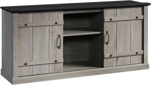 Sauder Misc Entertainment TV Credenza, for TVs up to 70", Mystic Oak Finish