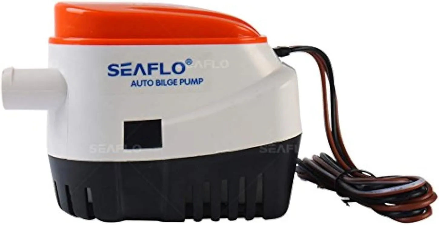 SEAFLO Automatic Submersible Boat Bilge Water Pump 24v 750gph Auto with Float Switch