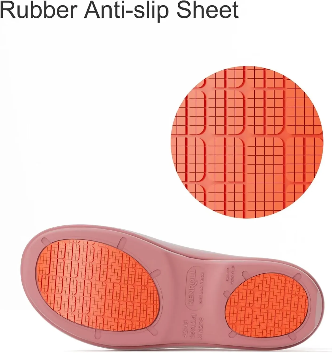 Shower Shoes, Non Slip Slide Sandals for Women and Men, Lightweight House Slippers for Indoor Bathroom Dorm Pool Swimming Beach