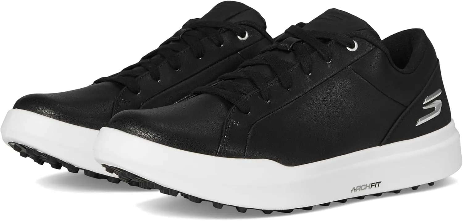 Skechers Men's Drive 6 Arch Leather Relaxed Fit Spikeless Golf Shoe Sneaker