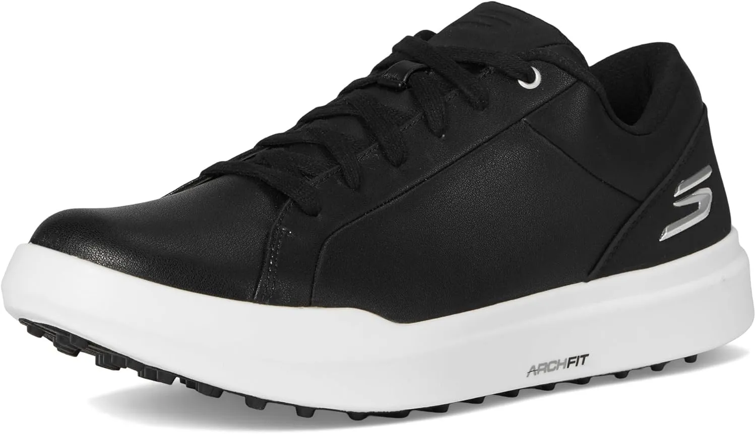 Skechers Men's Drive 6 Arch Leather Relaxed Fit Spikeless Golf Shoe Sneaker