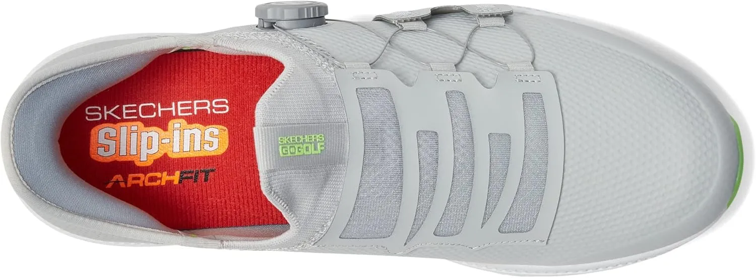 Skechers Men's Go Elite 5 Arch Fit Waterproof Slip in Golf Shoe Sneaker