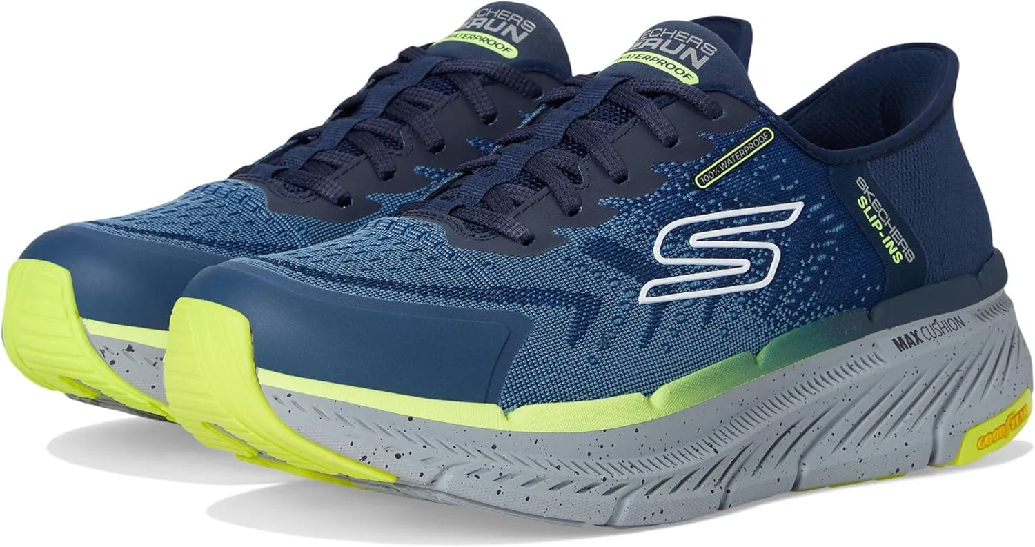 Skechers Men's Max Cushioning Premier 2.0-100% Waterproof Stanch Sneaker
