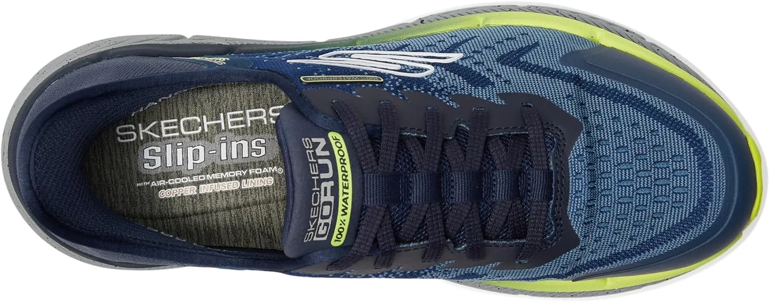 Skechers Men's Max Cushioning Premier 2.0-100% Waterproof Stanch Sneaker