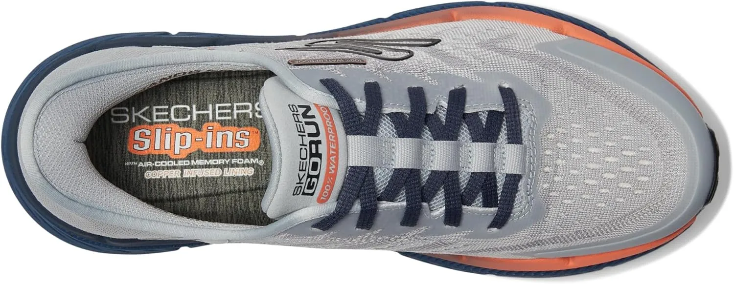 Skechers Men's Max Cushioning Premier 2.0-100% Waterproof Stanch Sneaker