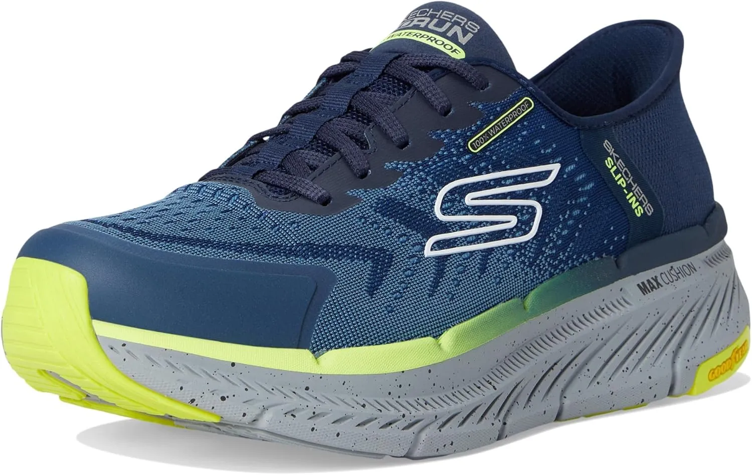 Skechers Men's Max Cushioning Premier 2.0-100% Waterproof Stanch Sneaker