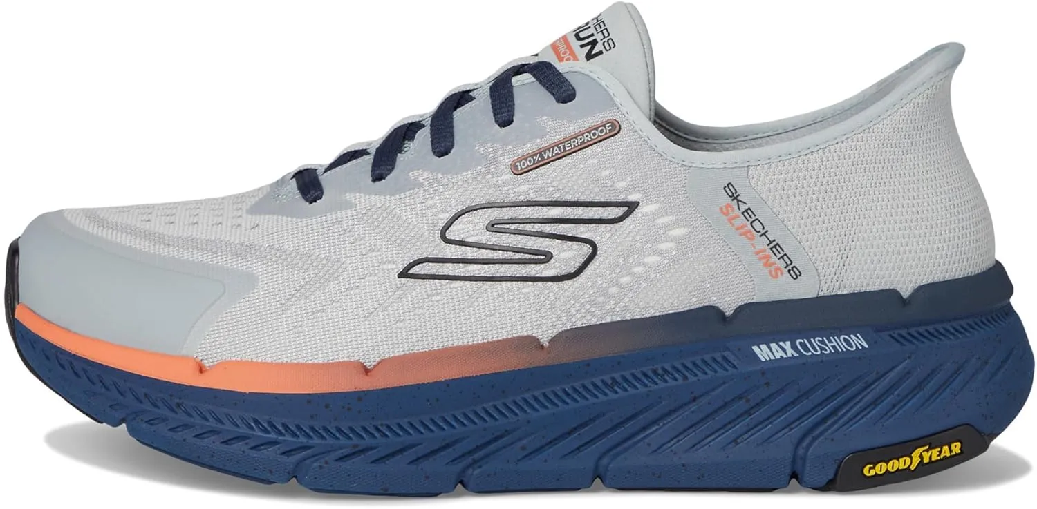 Skechers Men's Max Cushioning Premier 2.0-100% Waterproof Stanch Sneaker