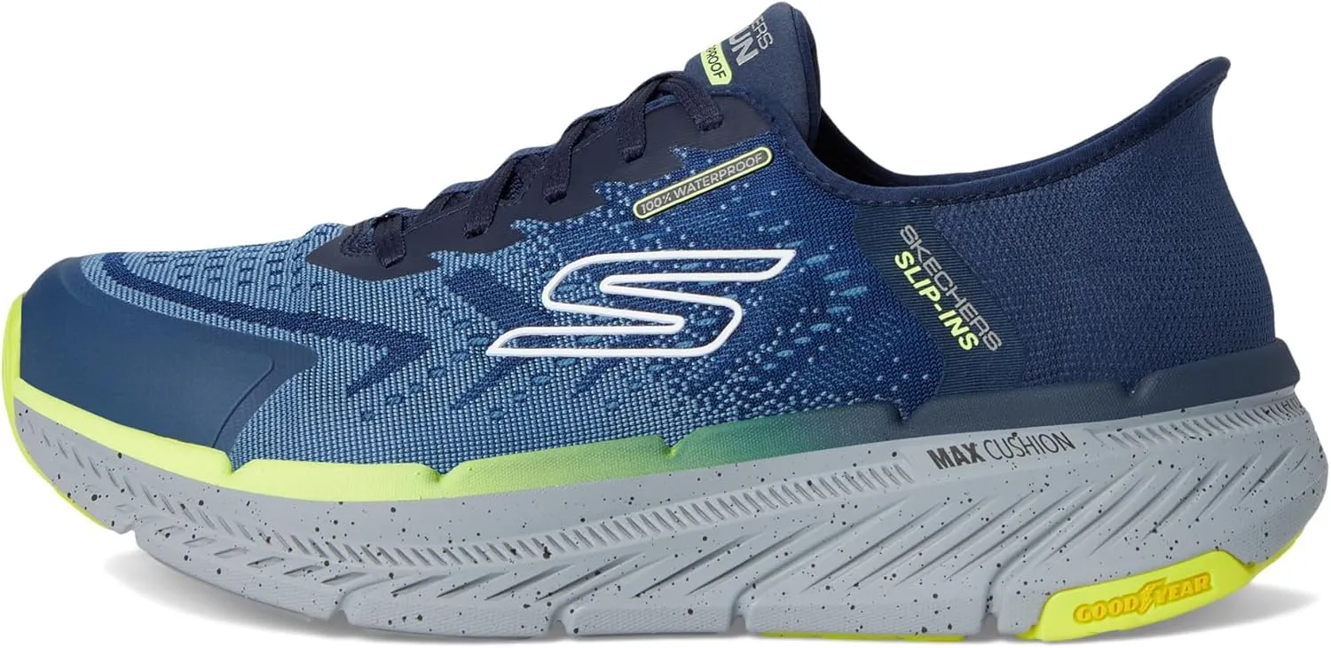 Skechers Men's Max Cushioning Premier 2.0-100% Waterproof Stanch Sneaker