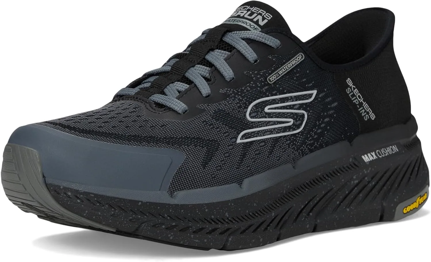 Skechers Men's Max Cushioning Premier 2.0-100% Waterproof Stanch Sneaker