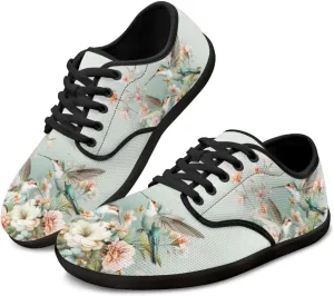 Slip On Shoes Wide Toe Box Zero Drop Fashion Sneakers Breathable Mesh Tennis Athletic Shoes for Women Men
