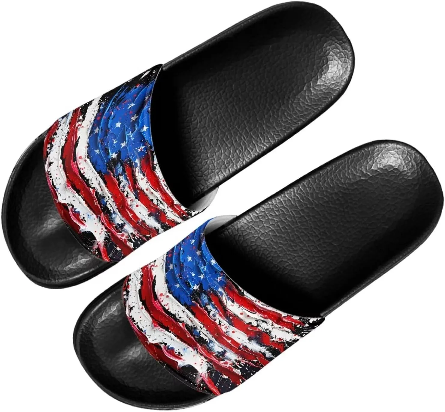 Slippers for Women House Slippers Bathroom Sandals Comfort Lightweight Indoor Non-Slip Single Band Shower Shoes