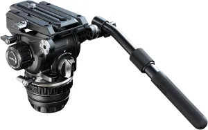 SmallRig DH12 Professional Fluid Video Head with 6-Step Counterbalance Dynamic, Step-Less Damping Adjust on Pan/Tilt, Dual-Mode QR Plate, Weight 1.9kg / 4.2lb, Load up 8kg / 17.6lb - 4464