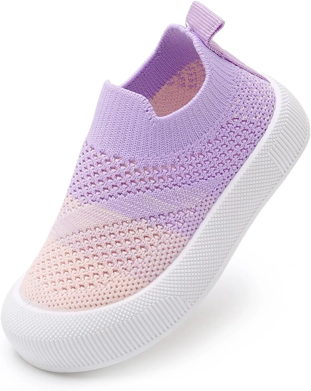SOFMUO Baby Boys Girls Toddler Sneakers Kids Lightweight Knit Walking Shoes Mesh Breathable Tennis Trainers Shoe 1-3 Yrs…