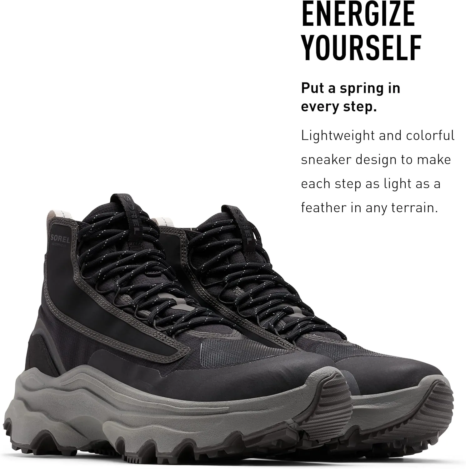 Sorel Men's Kinetic Breakthru Venture Mid Waterproof Shoe