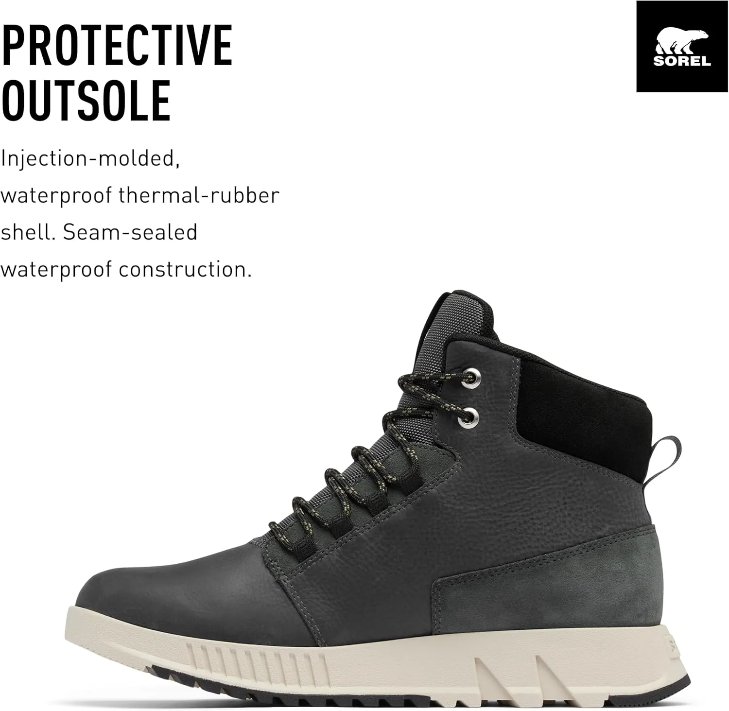 SOREL Men's Mac Hill Lite Mid Plus Waterproof Boot