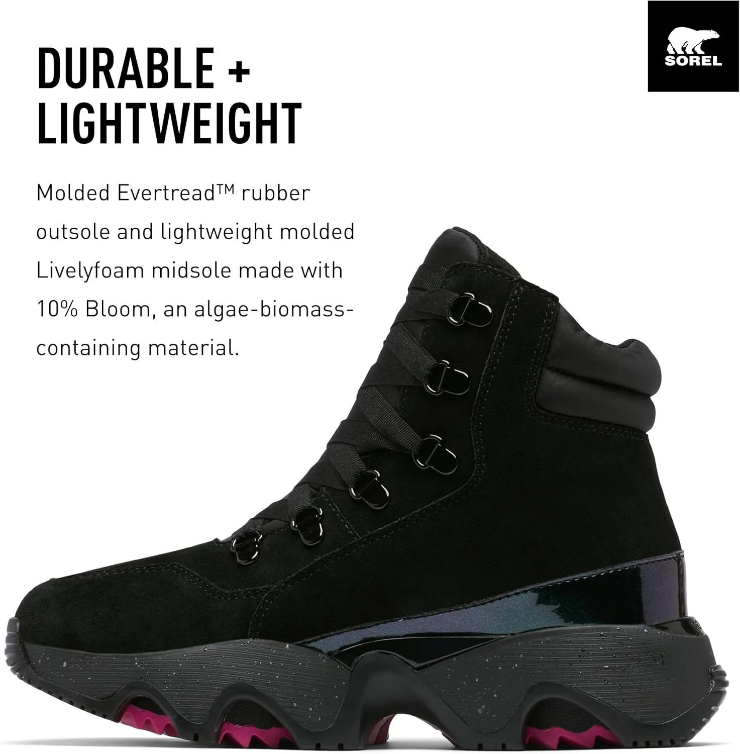 Sorel Women's Kinetic Impact Conquest Aurora Waterproof Shoes