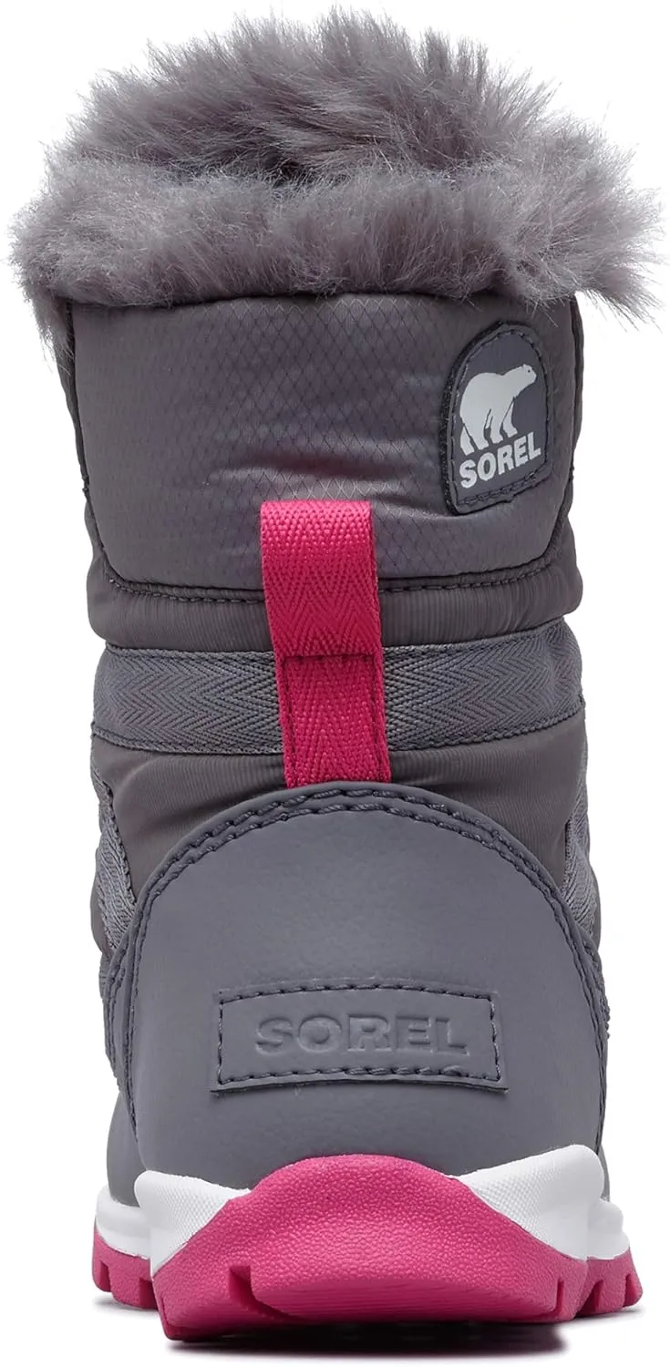 SOREL - Youth Whitney Short Lace Waterproof Snow Boots for Winter with Faux Fur Cuff