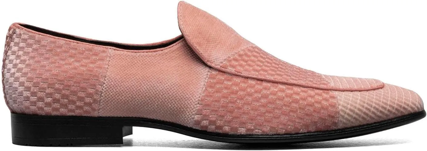 STACY ADAMS Men's Shapshaw Velour Slip on Loafer