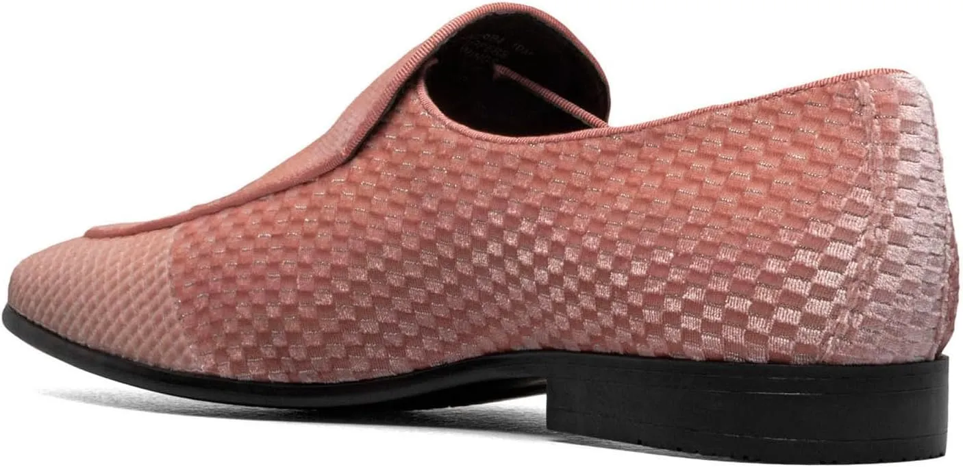 STACY ADAMS Men's Shapshaw Velour Slip on Loafer