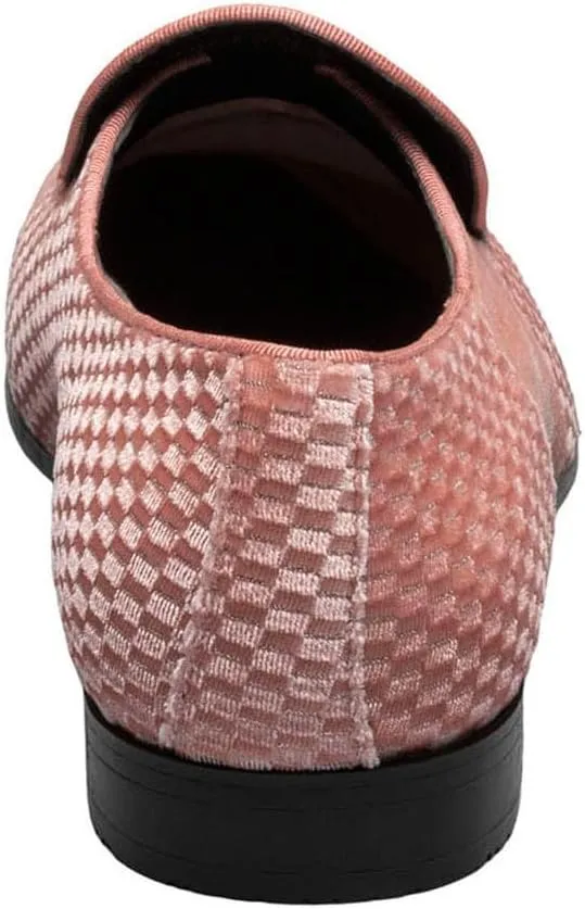 STACY ADAMS Men's Shapshaw Velour Slip on Loafer