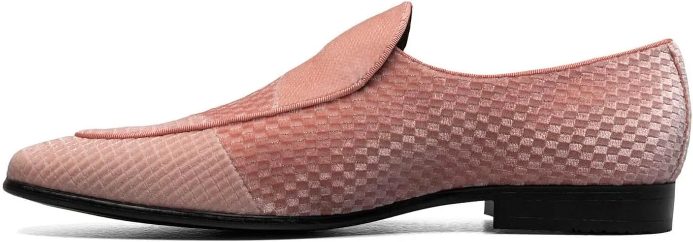 STACY ADAMS Men's Shapshaw Velour Slip on Loafer