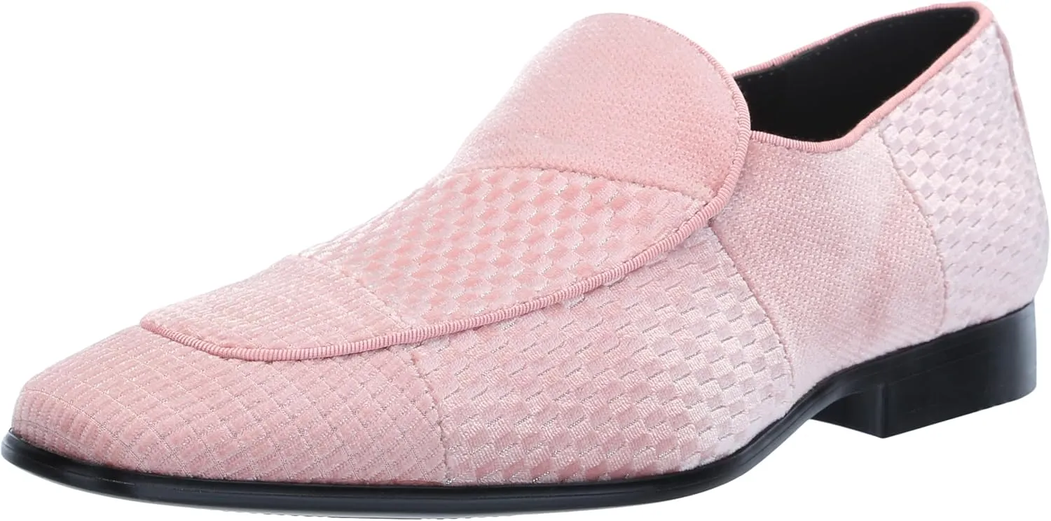 STACY ADAMS Men's Shapshaw Velour Slip on Loafer