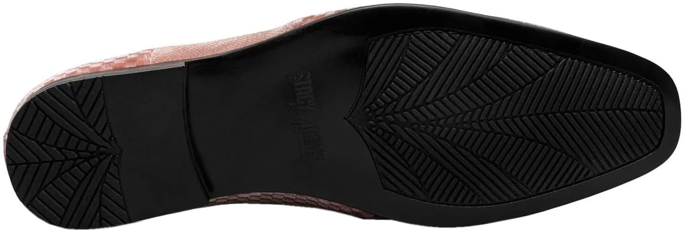 STACY ADAMS Men's Shapshaw Velour Slip on Loafer