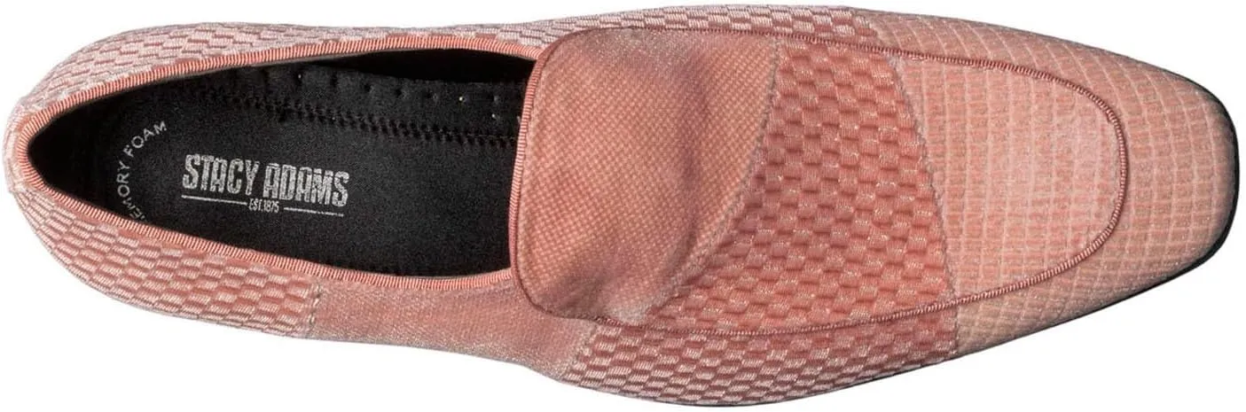 STACY ADAMS Men's Shapshaw Velour Slip on Loafer