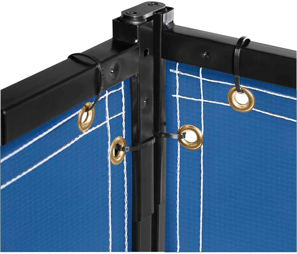Steiner 535-6X6 Protect-O-Screen Classic Welding Screen with 13-Ounce Vinyl Laminated Polyester Curtain, Blue, 6' x 6'