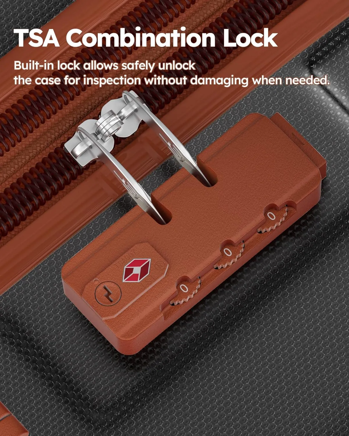 Suitour Luggage Sets 5 Piece,Expandable Hardshell Suitcase Set, Travel Suitcases with Durable Spinner Wheels and TSA Lock