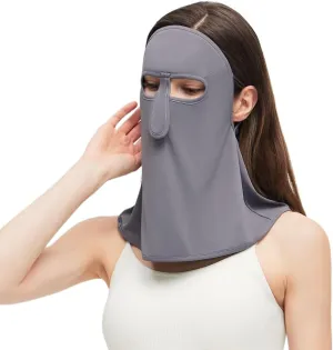 Sun Protection Face Mask Cooling Neck Gaiter Face Scarf Cover Balaclava Cloth Bandanas with Ear Loops SLF6M103T