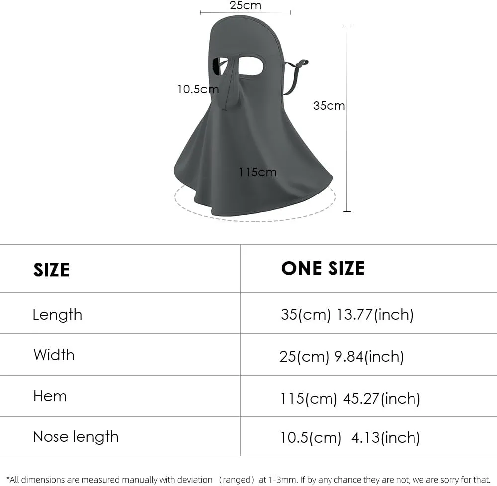 Sun Protection Face Mask Cooling Neck Gaiter Face Scarf Cover Balaclava Cloth Bandanas with Ear Loops SLF6M103T