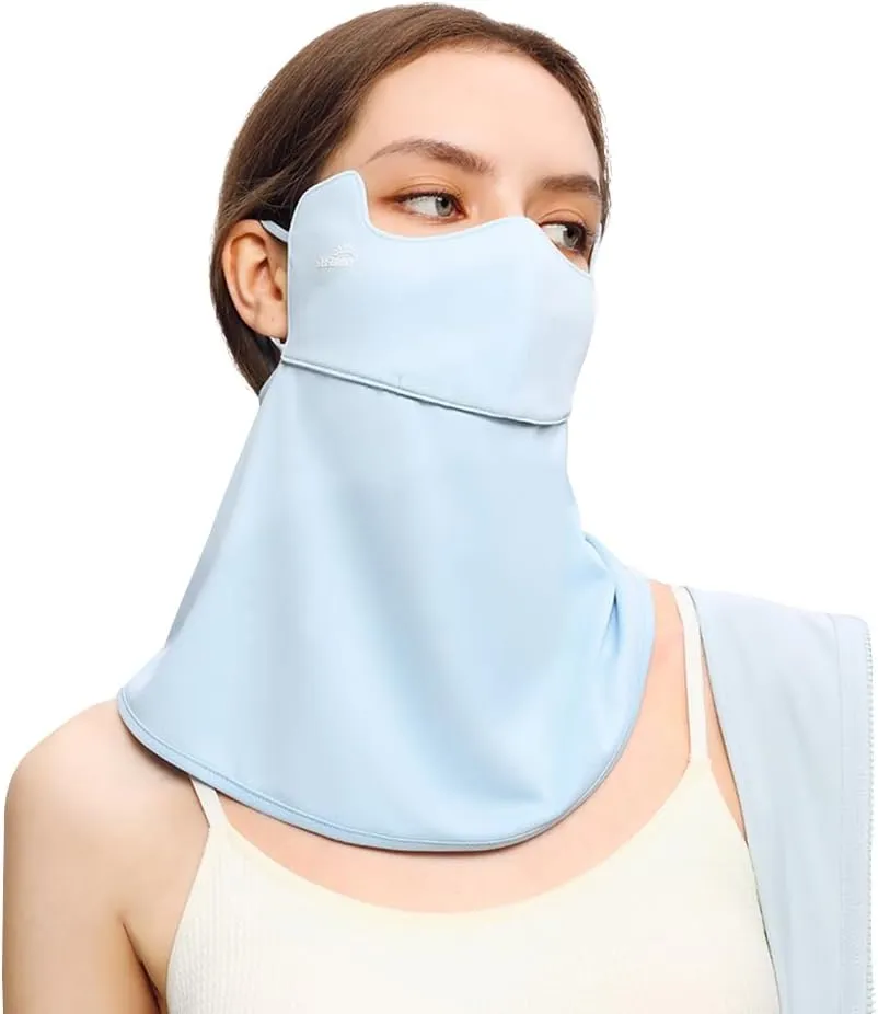 Sun Protection Face Scarf Neck Gaiter Women UPF 50  Anti-UV Summer Mask Breathable Face Cover SLF5M119T