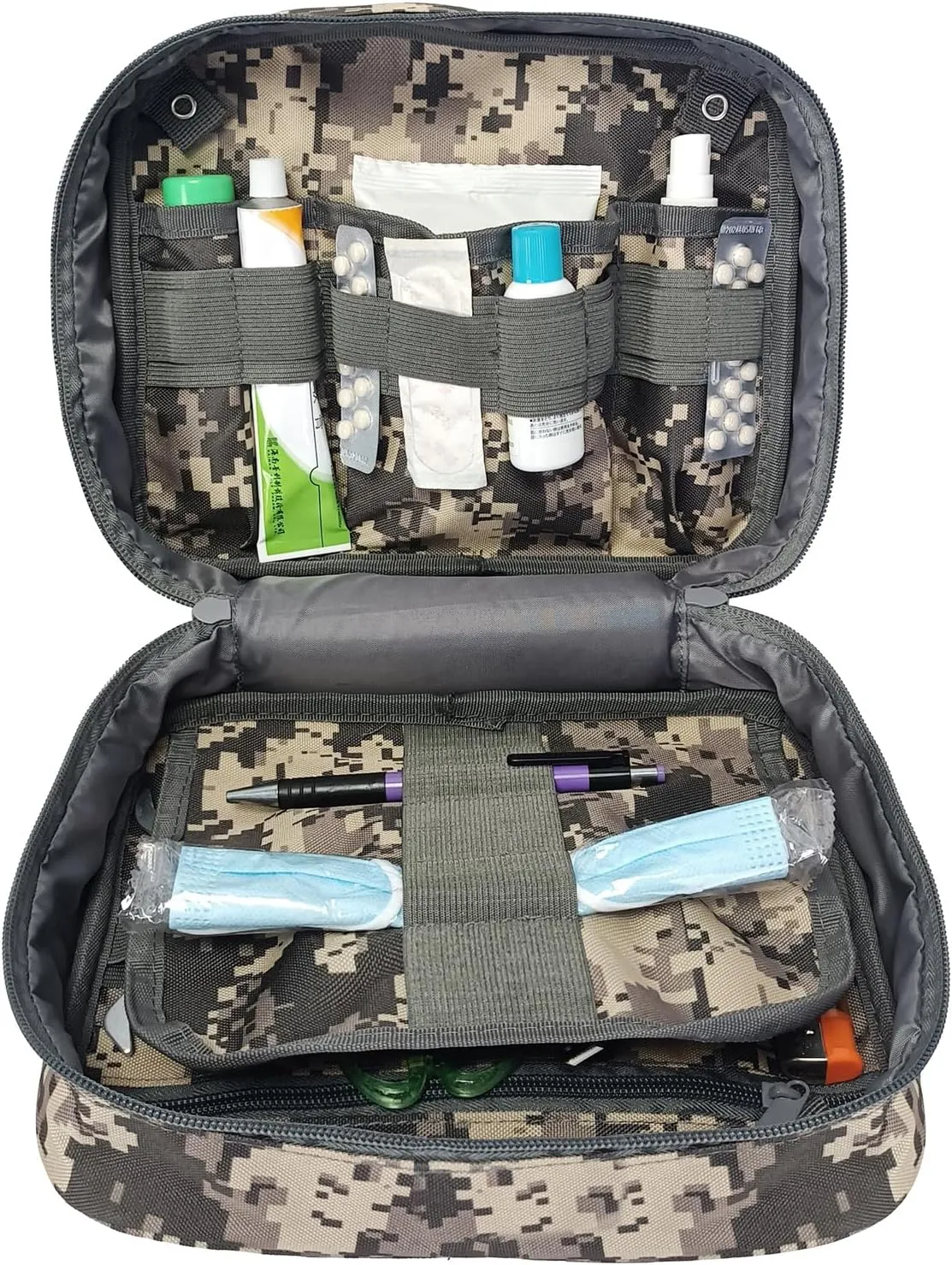 Tactical Chest Rig Bag of Laser Cut Design, Molle Chest Pouch Utility Recon Kit Bag Tactical Chest Pack Bag