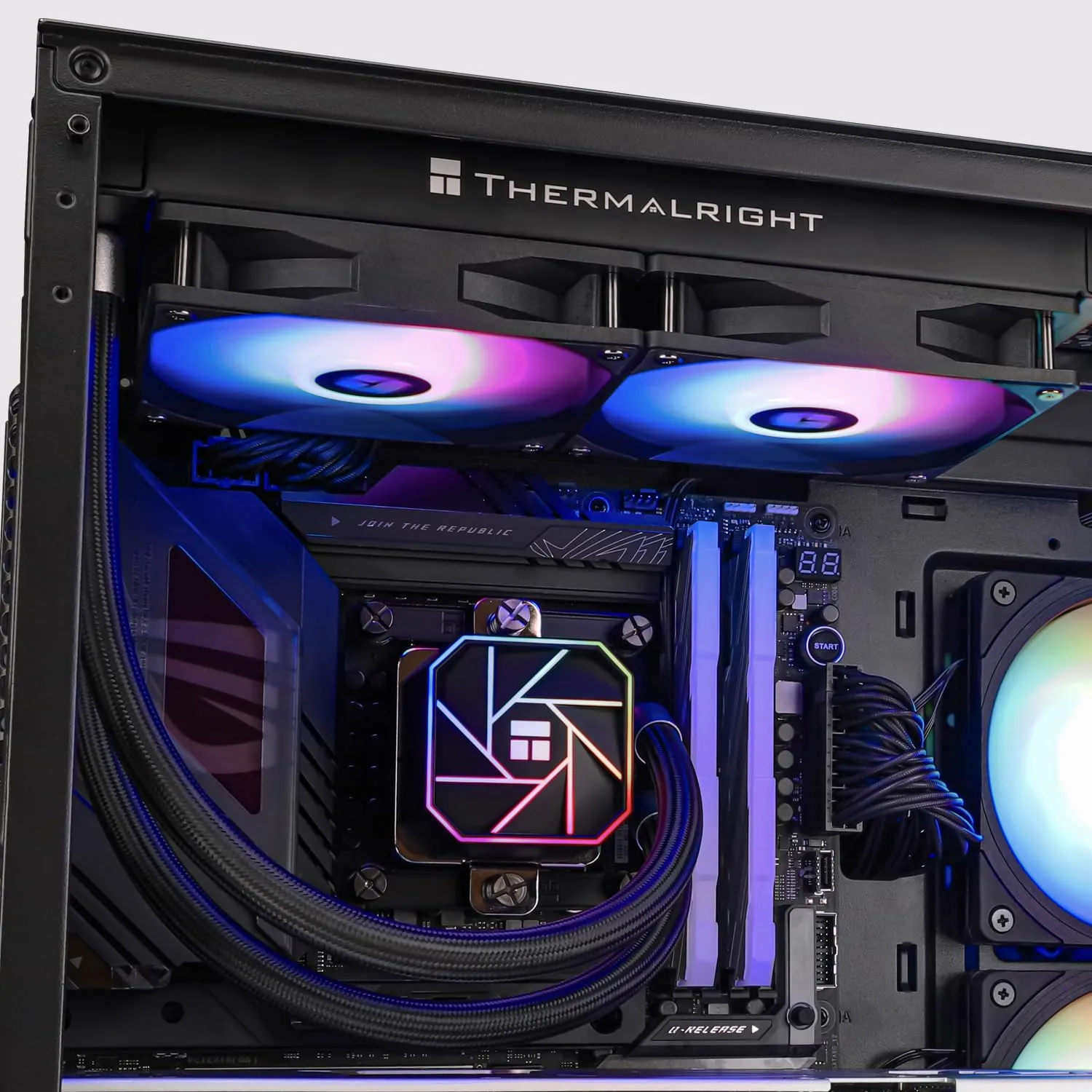 Thermalright Aqua Elite 240 V3 Water Cooling CPU Cooler, Double PWM ARGB Fans with S-FDB Bearings,Efficient PWM Controlled Pump,for AMD/AM4/AM5, Intel LGA1150/1151/1200/2011/1700, (AE240 V3)