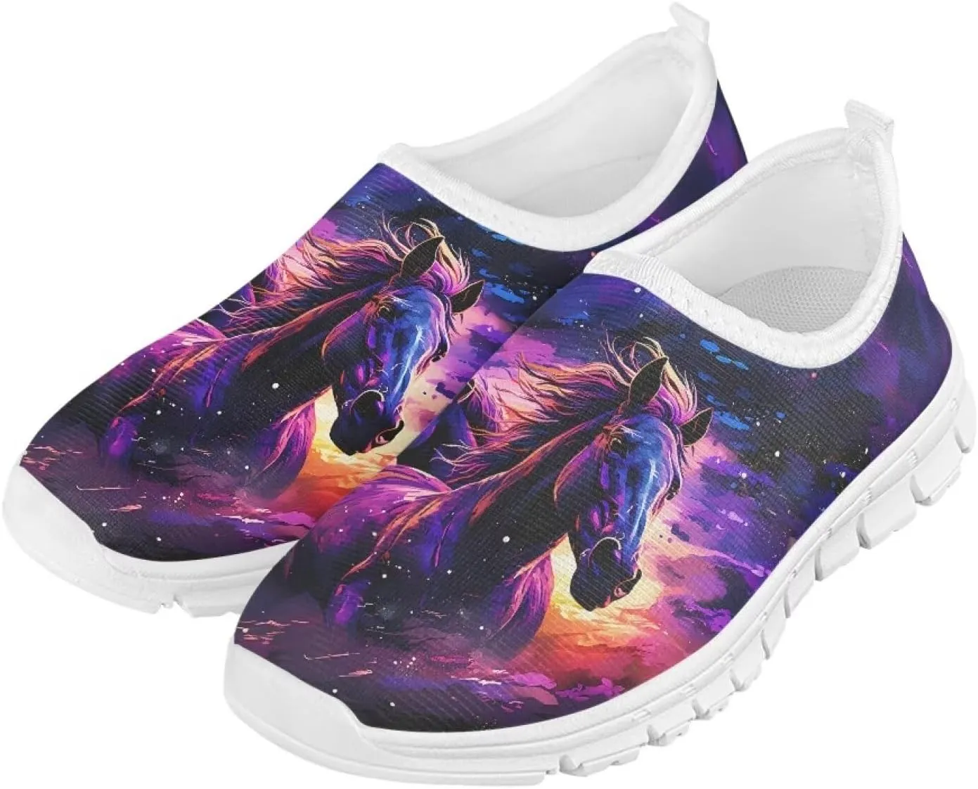 TODIYADDU Children's Running Shoes Non-Slip Tennis Shoes Boys Girls Breathable Mesh Fashion Sports Sneaker (White)