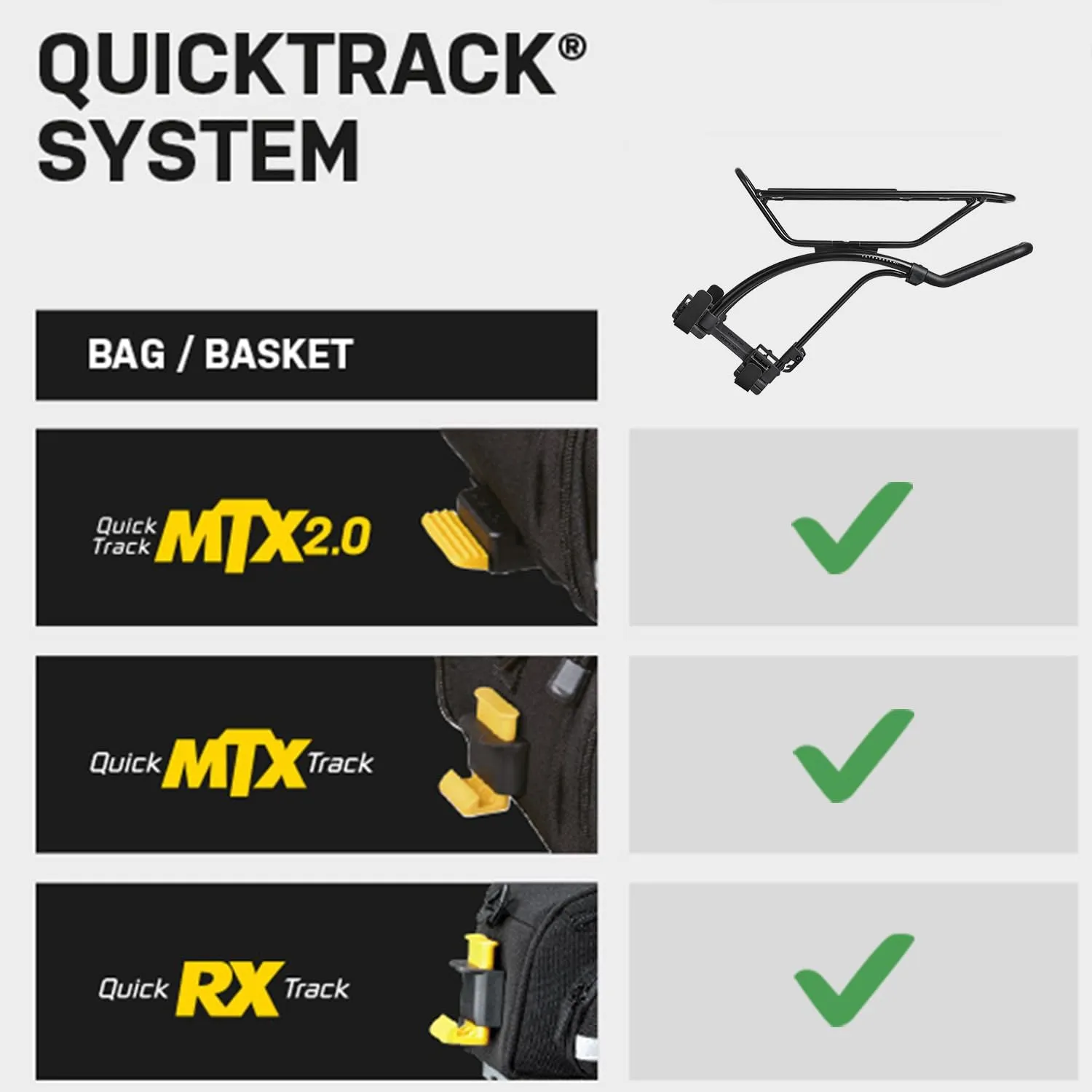 Topeak TetraRack M1, M2, and M2L Mountain Bike Rack, Front and Rear