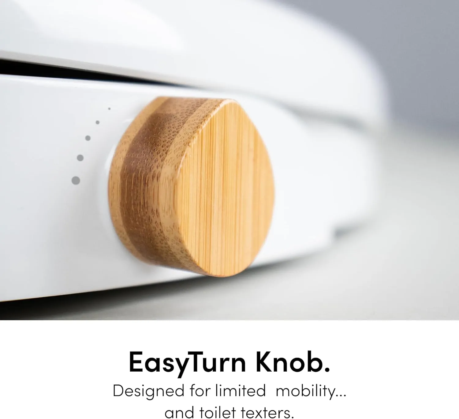TUSHY Oasis Non-Electric Warm Water Bidet Seat (Elongated) | Self-Cleaning Dual Nozzles, Adjustable Temp & Pressure | 10-Min DIY Install, Soft-Close Lid, Sleek Design, Spa-Like Comfort, Bamboo Knob