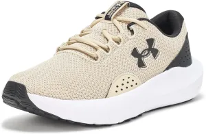 Under Armour Men's Charged Surge 4 Sneaker, Khaki Base/Black/Black, 8