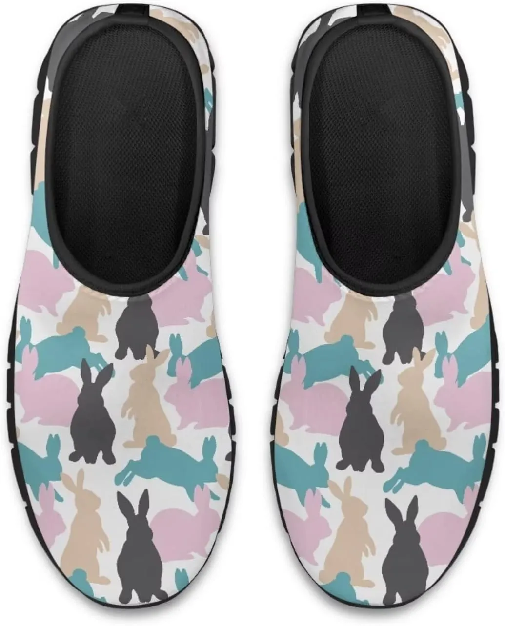 UNICEU Easter Casual Shoes for Women Slip On Low Top Fashion Sneakers Breathable Lightweight Walking Work Footwear