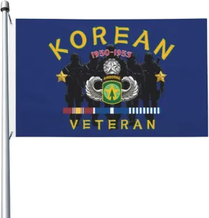 US Army Military 16th MP Brigade Korean Veteran 3x5 FT Flag - Vivid Printing, Indoor Outdoor Banner with Brass Grommets