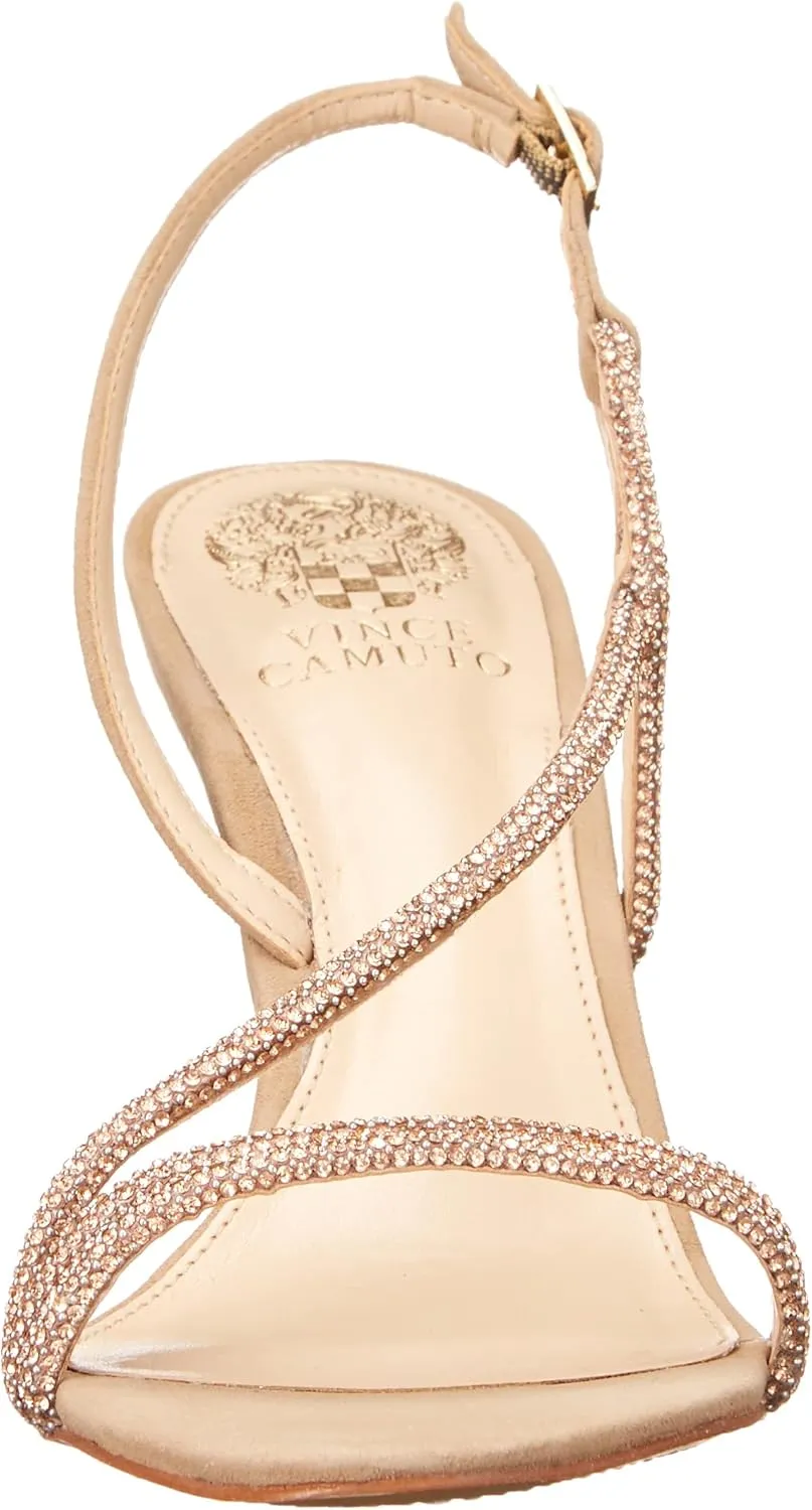 Vince Camuto Women's Footwear Luanna Crystal Strap High Heel Sandal Heeled