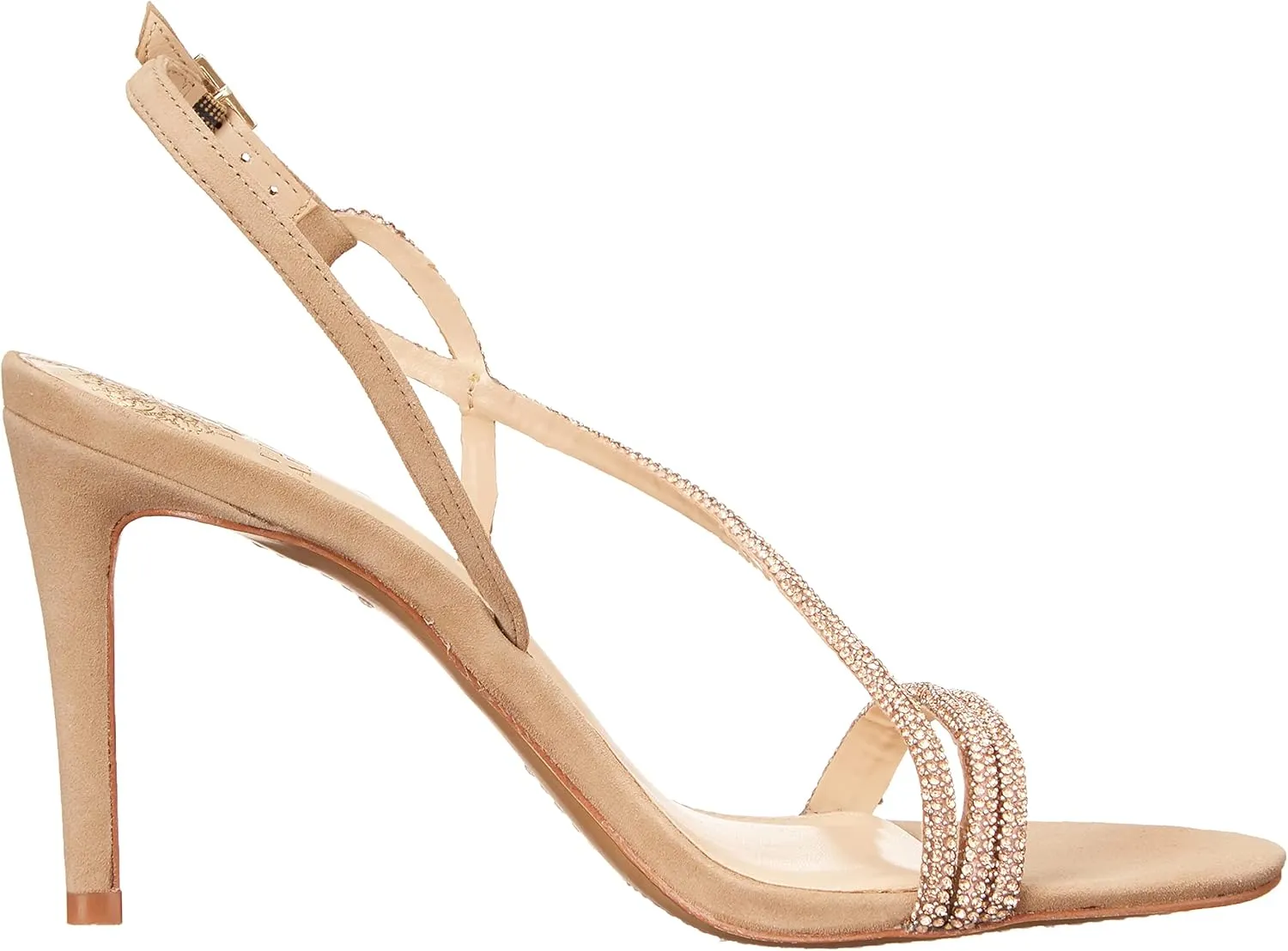 Vince Camuto Women's Footwear Luanna Crystal Strap High Heel Sandal Heeled