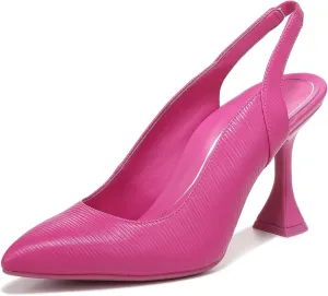 Vionic Women's Zinnia Adalena Dress Pump- Supportive Ladies Dress Back-Strap Heels That Include Three-Zone Comfort with Orthotic Insole Arch Support, Medium Fit Shoes for Women, Sizes 5-11