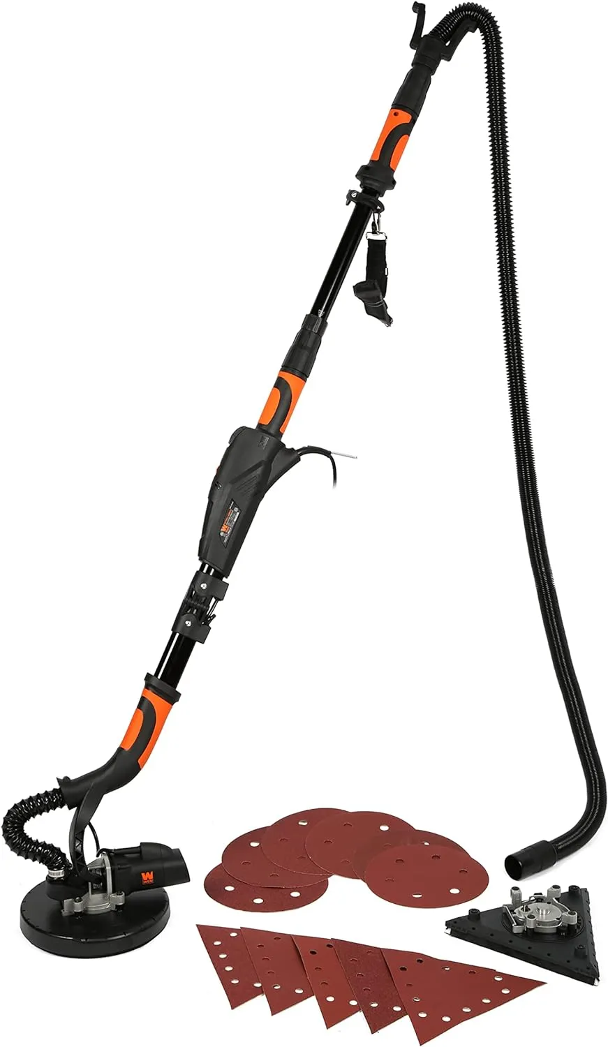 WEN DW5084 5-Amp 2-in-1 Variable Speed Dual-Head Drywall Sander with 15-Foot Dust Hose , Black