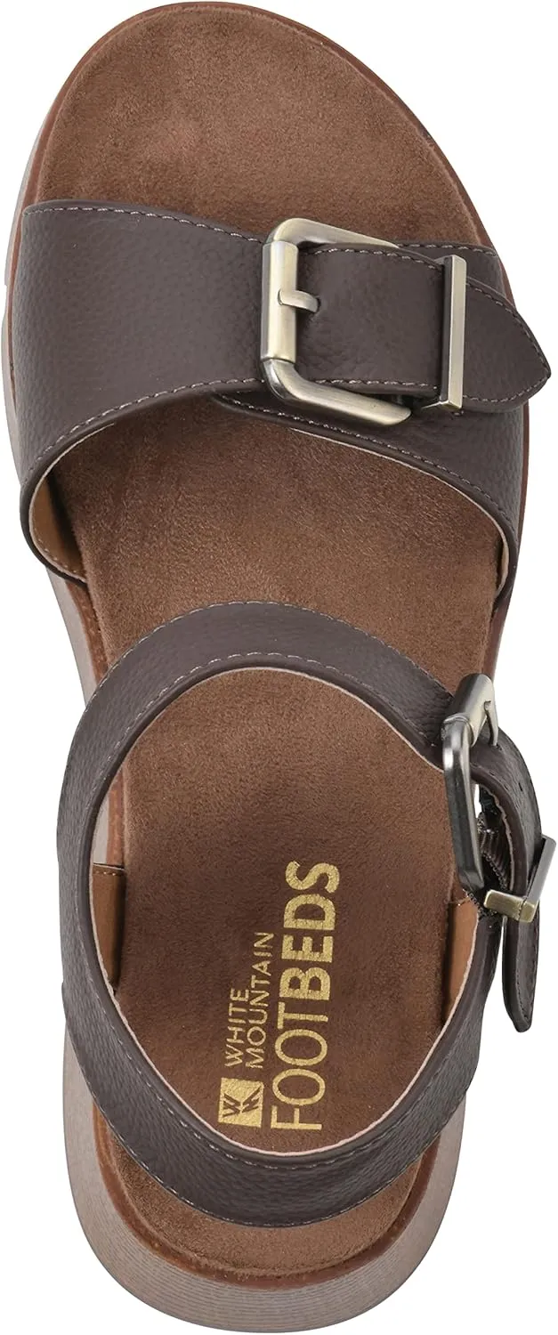 WHITE MOUNTAIN Women's Leftmost Platform Sandal