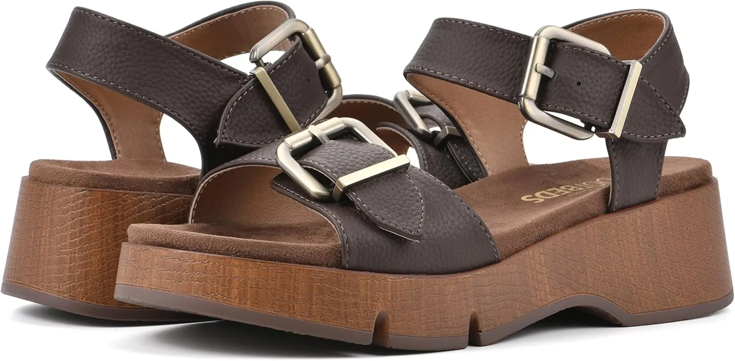 WHITE MOUNTAIN Women's Leftmost Platform Sandal
