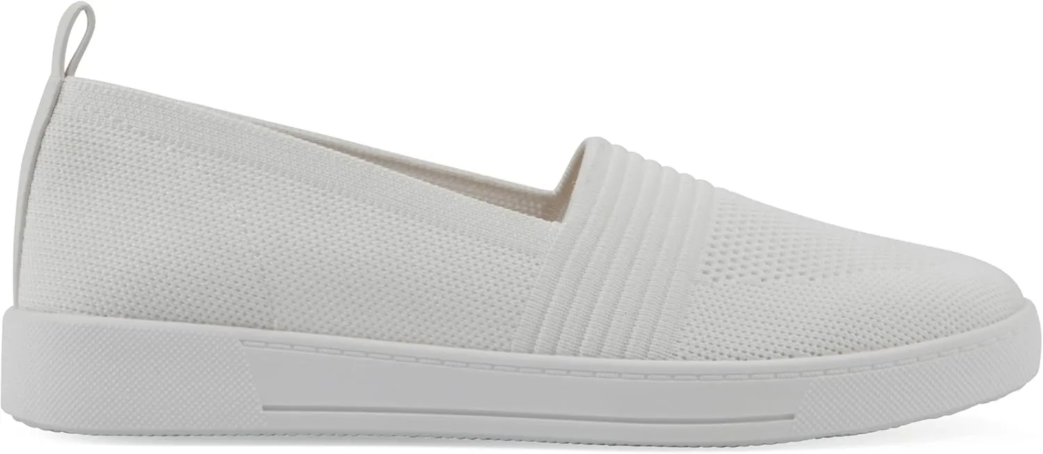 WHITE MOUNTAIN Women's Upright Woven Knit Slip-On Sneaker